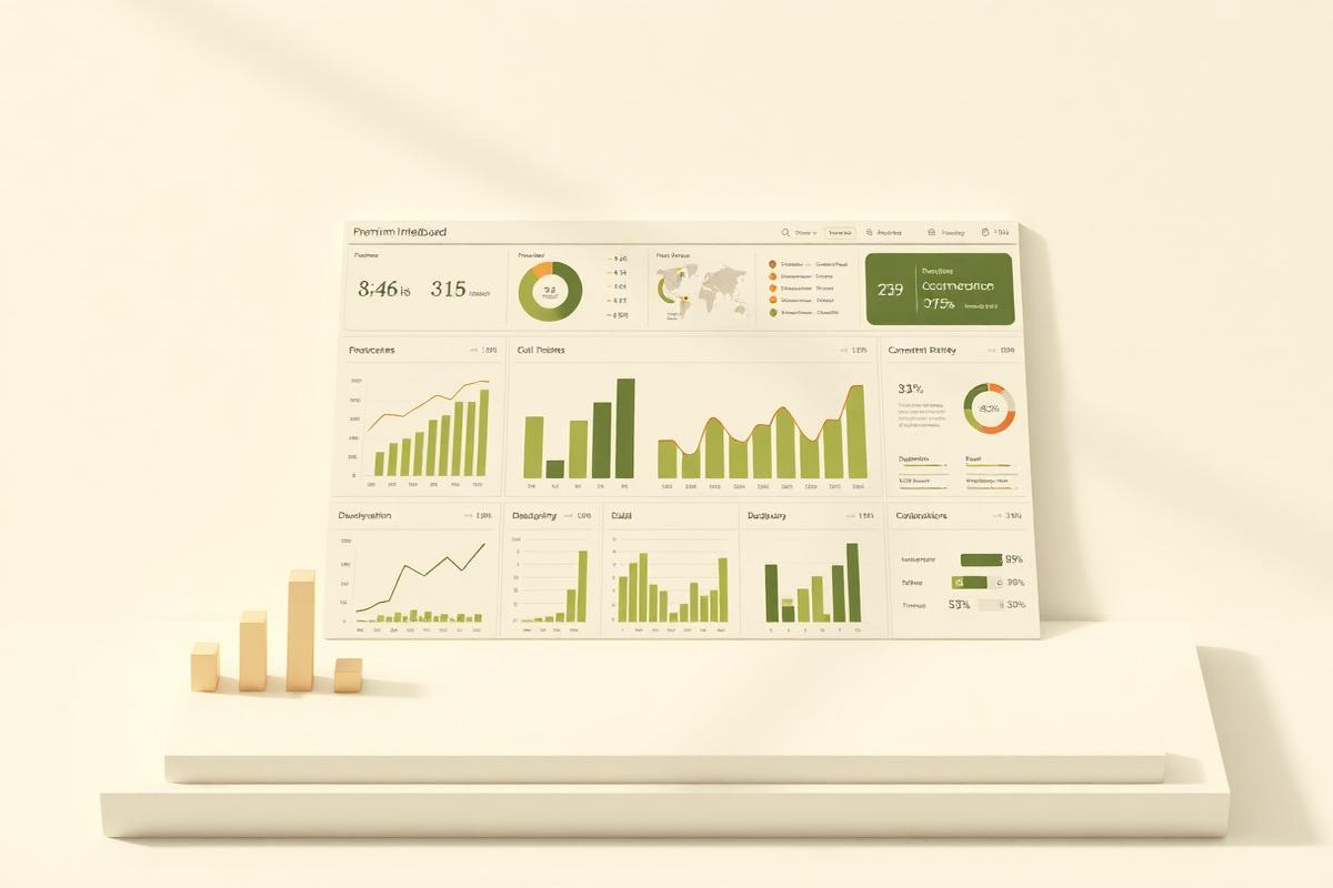 Dashboard de business intelligence